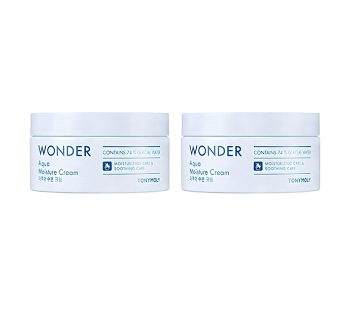 2 x TONYMOLY Wonder Aqua Moisture Cream 300ml from Korea by TONYMOLY