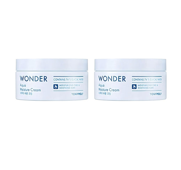 2 x TONYMOLY Wonder Aqua Moisture Cream 300ml from Korea by TONYMOLY