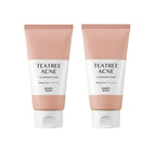 2 x HAPPY BATH Tea Tree Acne Cleansing Foam 150g from Korea by HAPPY BATH