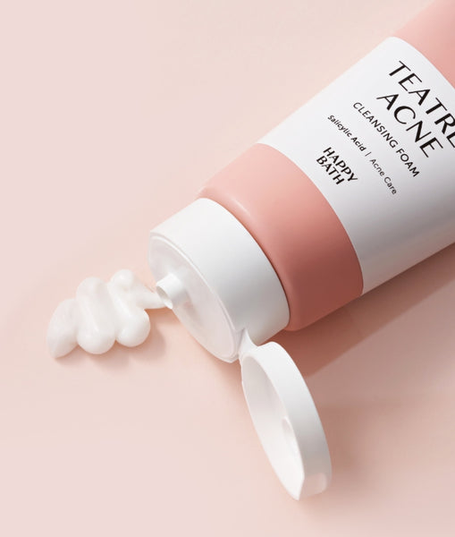 2 x HAPPY BATH Tea Tree Acne Cleansing Foam 150g from Korea by HAPPY BATH