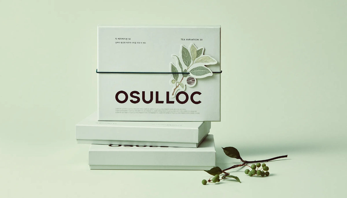 OSULLOC Tea Variation 30 Gift Set, 30ea ( 6 Flavors X 5 Ea), from Korea by OSULLOC