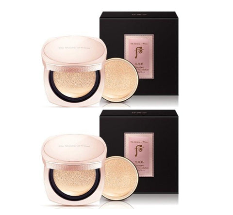 2 x The History of Whoo Cheonyuldan Hwayul Signature Cushion Foundation #21, #23 from Korea by The History of Whoo