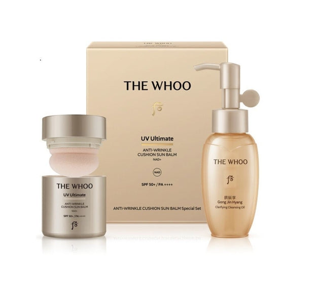 The History of Whoo Gongjinhyang Jinhaeyoon Cushion Sun Balm July 2025 Set (2 Items) from Korea by The History of Whoo