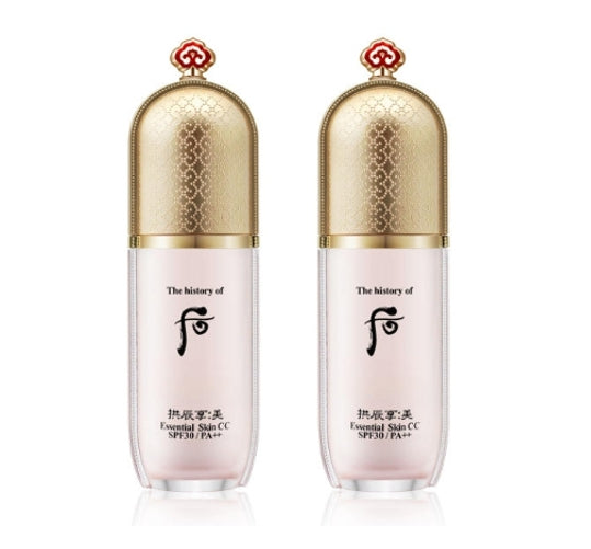 2 x The History of Whoo Gongjinhyang:Mi Essential CC Cream SPF30 PA++ 40ml from Korea