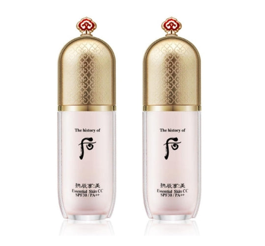 2 x The History of Whoo Gongjinhyang:Mi Essential CC Cream SPF30 PA++ 40ml from Korea by The History of Whoo