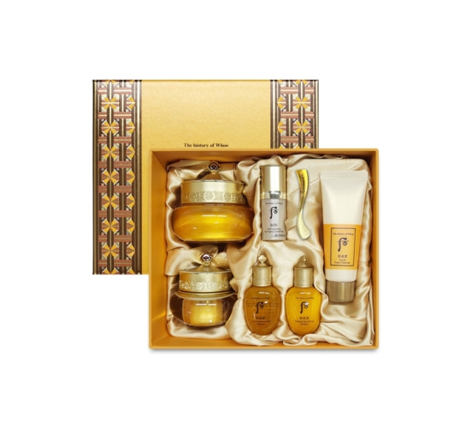 The History of Whoo Gongjinhyang Qi&Jin Cream April 2025 Set (6 Items) from Korea by The History of Whoo