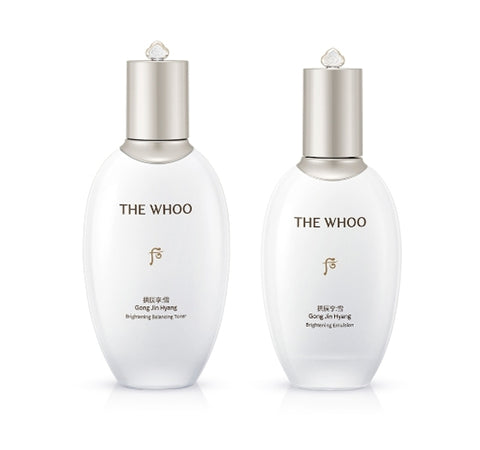 The History of Whoo Gongjinhyang:Seol Brightening Balancing Toner 150ml + Emulsion 110ml from Korea