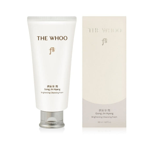 ההיסטוריה של whoo Gongjinhyang: Seol Brightening Cleansing Foam 180 מ"ל מקוריאה