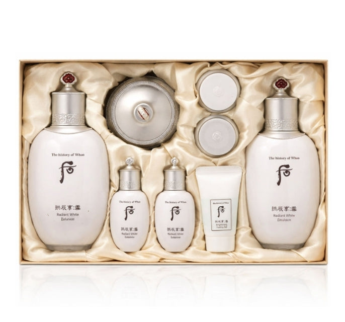 The History of Whoo Gongjinhyang:Seol Mibaek Radiant White Aug. 2026 Set (8 Items) from Korea