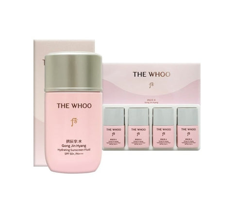 The History of Whoo Gongjinhyang:Soo Sooyeon Vital Hydrating Sun Fluid July 2025 Set (5 Items) from Korea by The History of Whoo