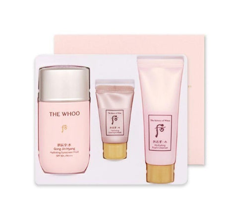 The History of Whoo Gongjinhyang:Soo Sooyeon Vital Hydrating Sun Fluid Feb. 2025 Set (3 Items) from Korea by The History of Whoo