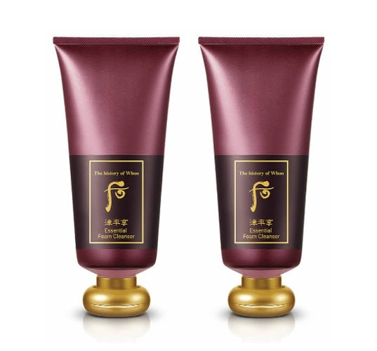 2 x The History of Whoo Jinyulhyang Essential Foam Cleanser 180ml from Korea by The History of Whoo