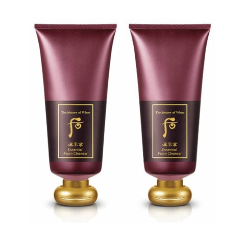 2 x The History of Whoo Jinyulhyang Essential Foam Cleanser 180ml from Korea by The History of Whoo
