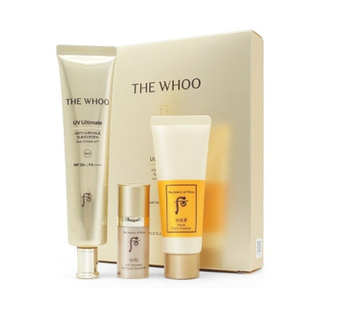 The History of Whoo UV Ultimate Anti-Wrinkle Sun Big Size Nov. 2025 Set (3 Items) from Korea