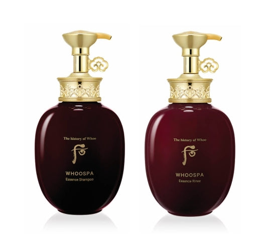 The History of Whoo WHOOSPA Essence Shampoo + Rinse Set (2 Items) from Korea by The History of Whoo