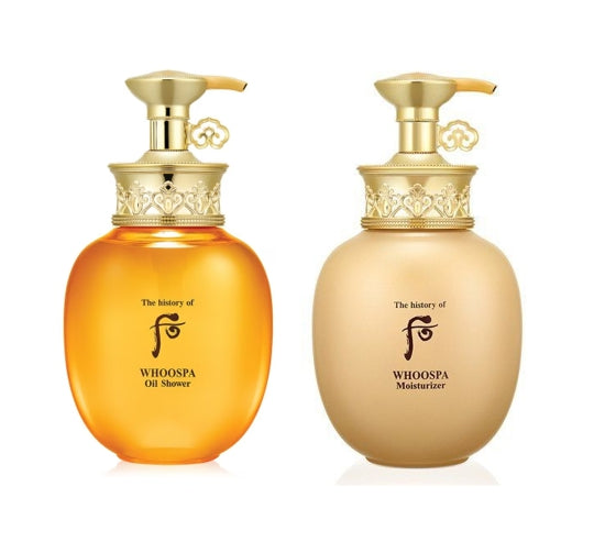 The History of Whoo WHOOSPA Oil Shower + Moisturizer Set (2 Items) from Korea by The History of Whoo