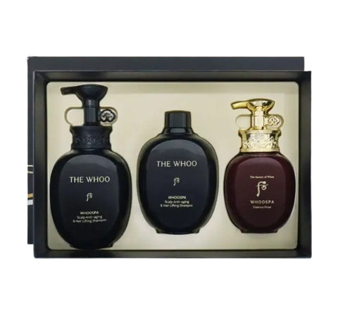 The History of Whoo Whoospa Scalp Anti-aging Shampoo Nov. 2025 Set (3 Items) from Korea