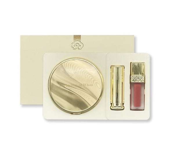 The History of Whoo Gongjinhyang:Mi Luxury Glow Pressed Powder July 2025 Set (3 Items) from Korea by The History of Whoo