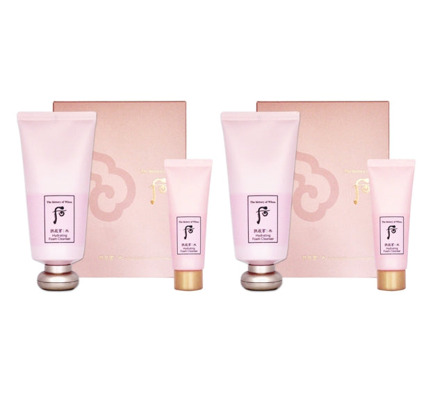 2 x The History of Whoo Gongjinhyang:Soo Sooyeon Hydrating Foam Cleanser July 2025 Set (2 Items) from Korea by The History of Whoo