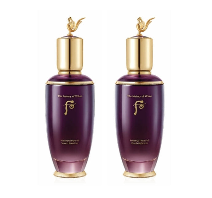 2 x The History of Whoo Hwanyu Imperial Youth Balancer 125ml from Korea by The History of Whoo