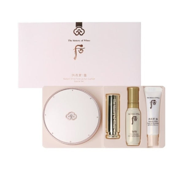 The History of Whoo Seol Radiant Tone-Up Sun Cushion Set (5 Items) July 2025 from Korea by The History of Whoo