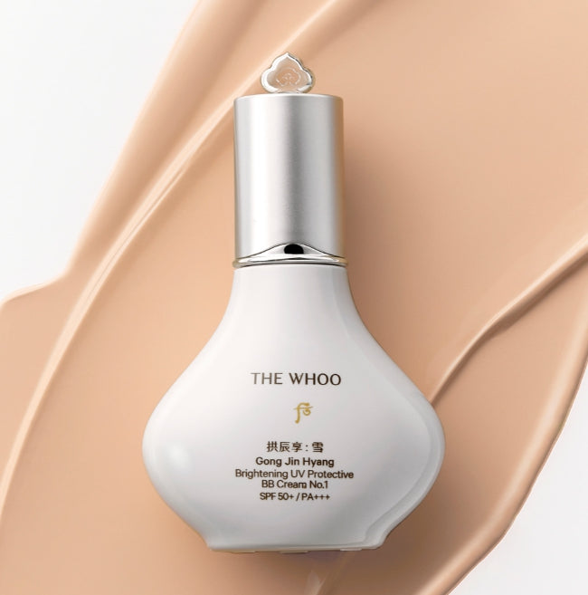 The History of Whoo Gongjinhyang:Seol Brightening UV Protective BB Cream July 2025 Set (3 Items), 2 Colours from Korea by The History of Whoo