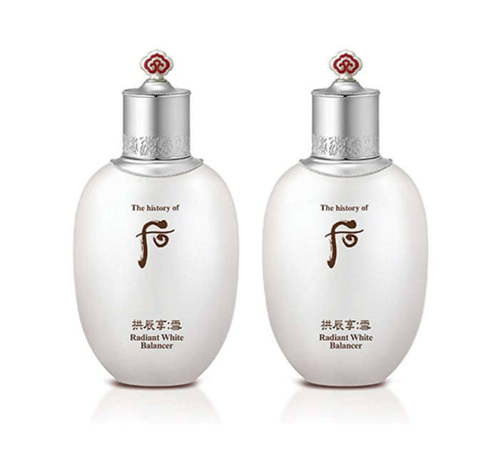 2 x The history of whoo Gongjinhyang:Seol Mibaek Radiant White Balancer 150ml from Korea by The History of Whoo