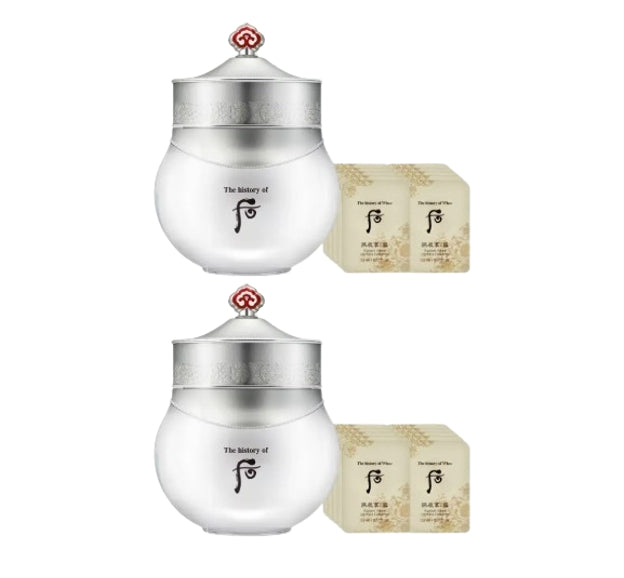 2 x The history of whoo Gongjinhyang:Seol Radiant White Moisture Cream July 2025 (2 Items) from Korea by The History of Whoo