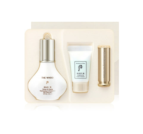 The History of Whoo Gongjinhyang:Seol Brightening UV Protective BB Cream July 2025 Set (3 Items), 2 Colours from Korea by The History of Whoo