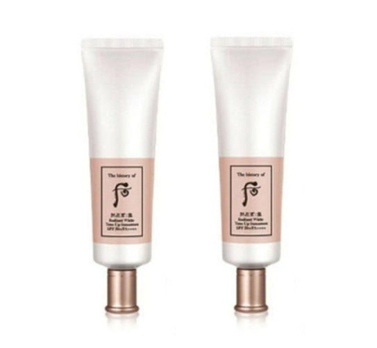 2 x The history of whoo Gongjinhyang:Seol Radiant White Tone Up Sunscreen 50ml from Korea by The History of Whoo
