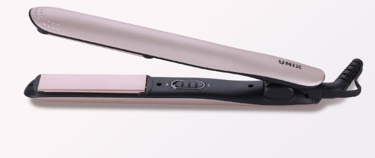 UNIX Ceramic Flat Iron Gold Colour, Universal Voltage from Korea