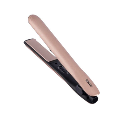 UNIX Ceramic Flat Iron Gold Colour, Universal Voltage from Korea