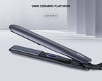 UNIX Ceramic Flat Iron Silver Colour, Universal Voltage from Korea