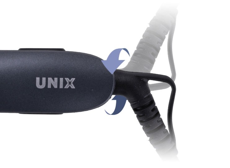 UNIX Ceramic Flat Iron Silver Colour, Universal Voltage from Korea
