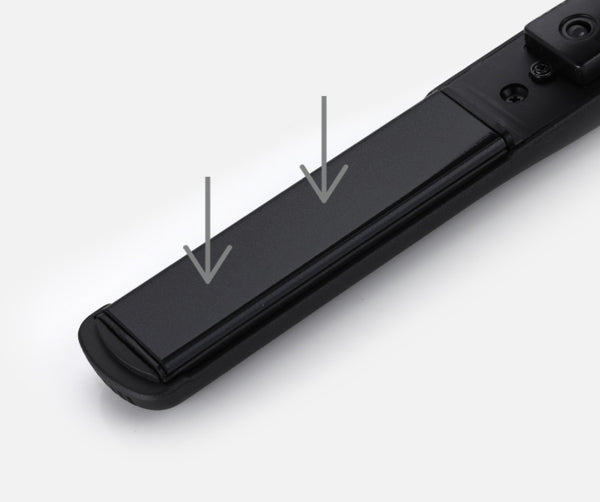 UNIX Ceramic Hair Flat Iron (Black & Black), Universal Voltage from Korea