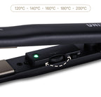 UNIX Ceramic Hair Flat Iron (Gold & Black), Universal Voltage from Korea