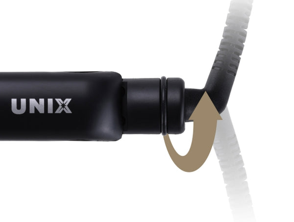 UNIX Ceramic Hair Flat Iron (Gold & Black), Universal Voltage from Korea