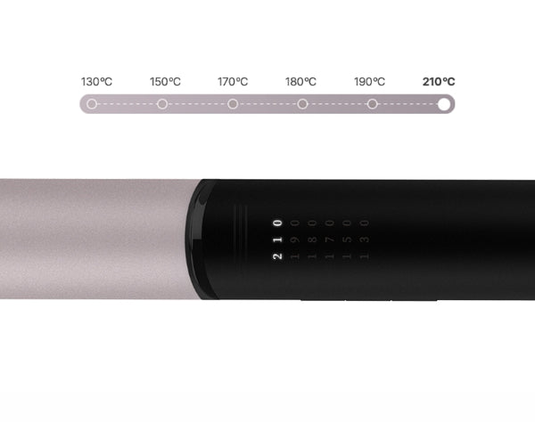 VODANA Triple Flow Wave Iron 40mm, Cremeblau aus Korea_H