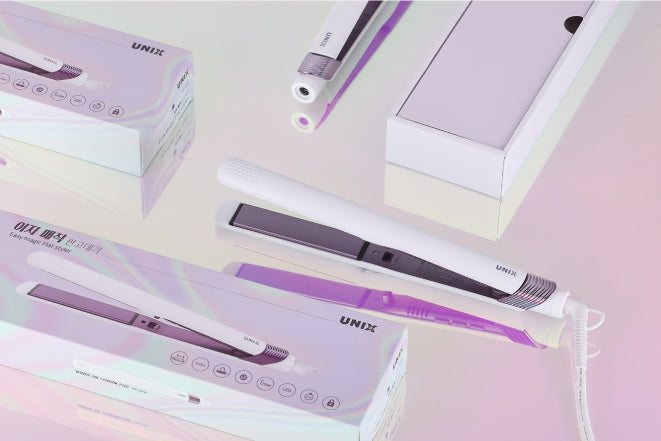 UNIX Easy Magic Flat Iron, Universal Voltage from Korea
