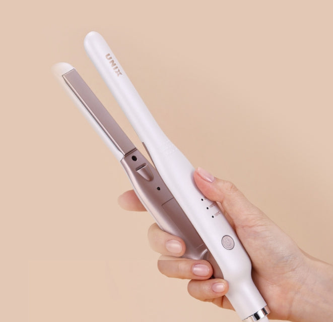 UNIX Easy Volume Slim Flat Iron White Colour, Universal Voltage from Korea