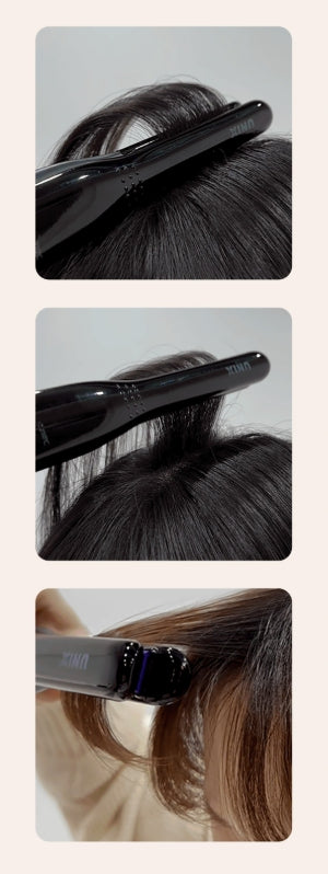 UNIX Easy Volume Slim Flat Iron White Colour, Universal Voltage from Korea