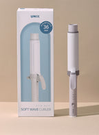 UNIX Soft Wave Round Iron 36mm, Universal Voltage from Korea