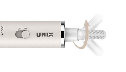 UNIX Soft Wave Round Iron 36mm, Universal Voltage from Korea