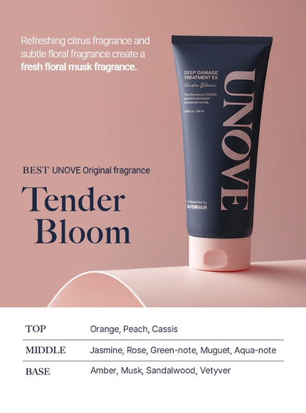 2 X UNOVE Deep Damage Treatment EX Tender Bloom 320ml from Korea by UNOVE