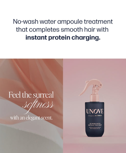 UNOVE No Wash Water Ampoule Treatment 200ml from Korea by UNOVE