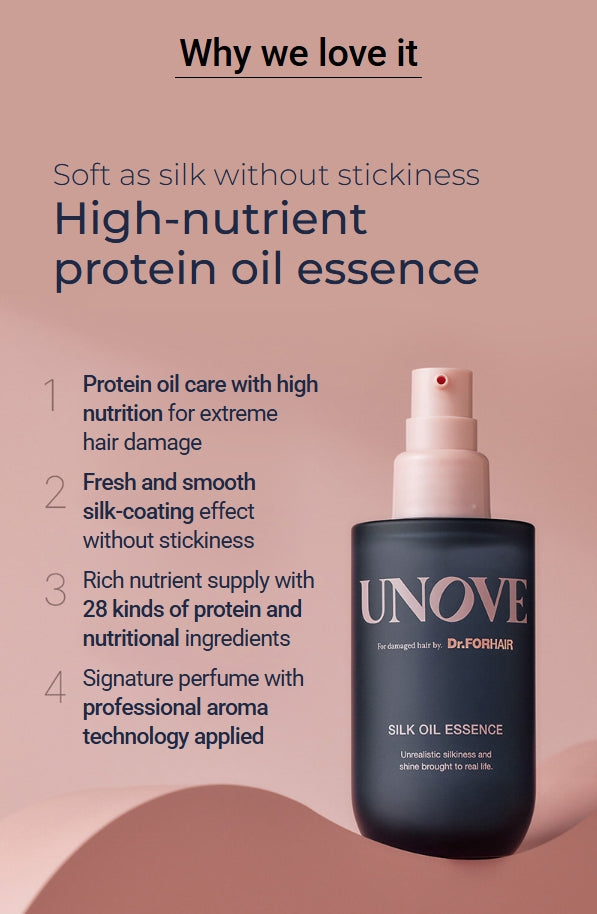 2 X UNOVE Silk Oil Essence 70ml Warm Petals from Korea by UNOVE