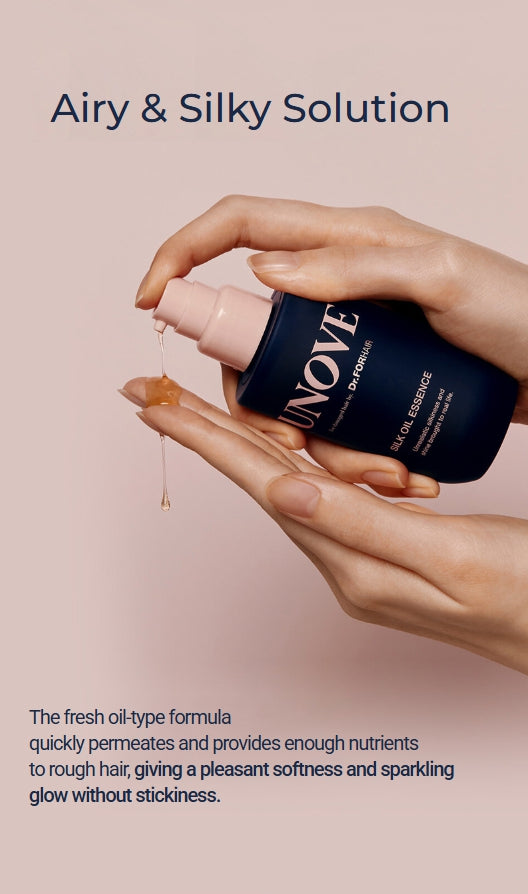 2 X UNOVE Silk Oil Essence 70ml Warm Petals from Korea by UNOVE