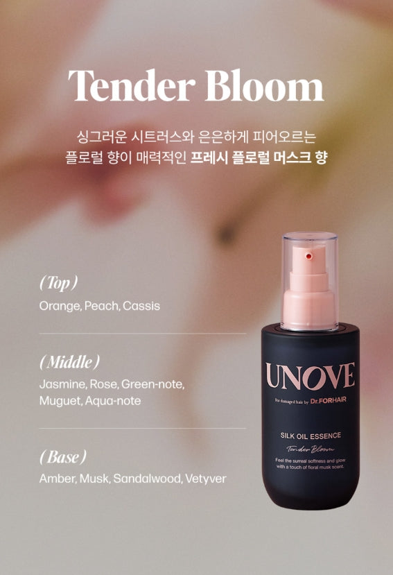 2 X UNOVE Silk Oil Essence 70ml Tender Bloom from Korea by UNOVE