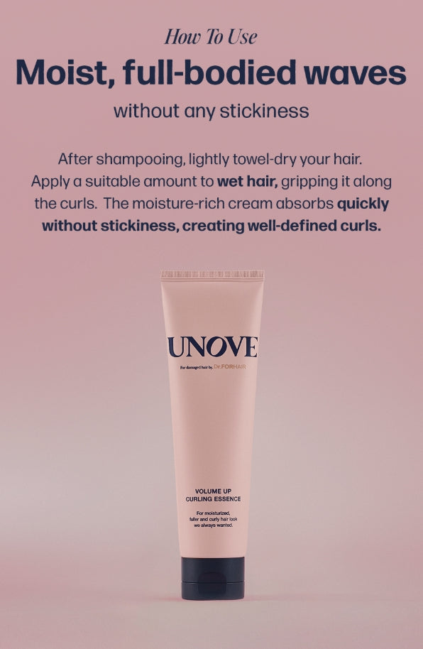 UNOVE Volume Up Curling Essence 147 ml from Korea by UNOVE