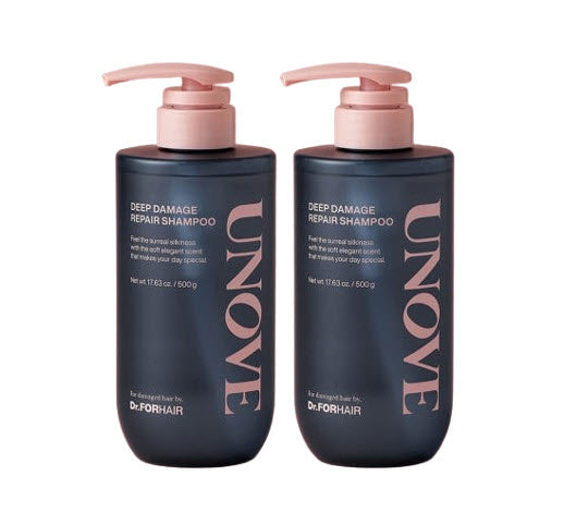 2 X UNOVE Deep Damage Repair Shampoo 500g from Korea by UNOVE